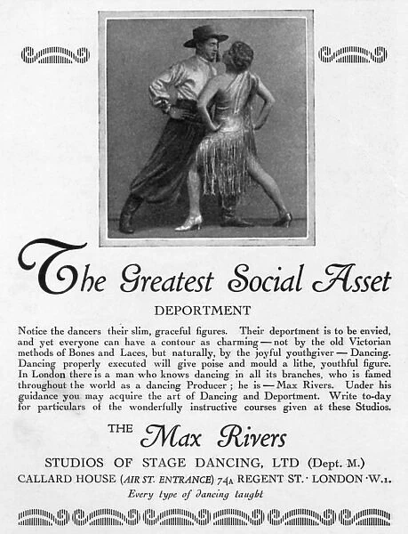 Max Rivers Studios of Stage Dancing advertisement