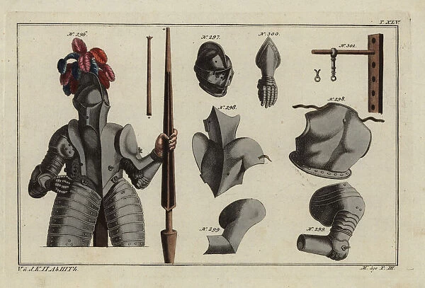 Medieval jousting armour