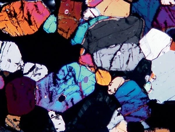 Microscope image of the Lodran meteorite