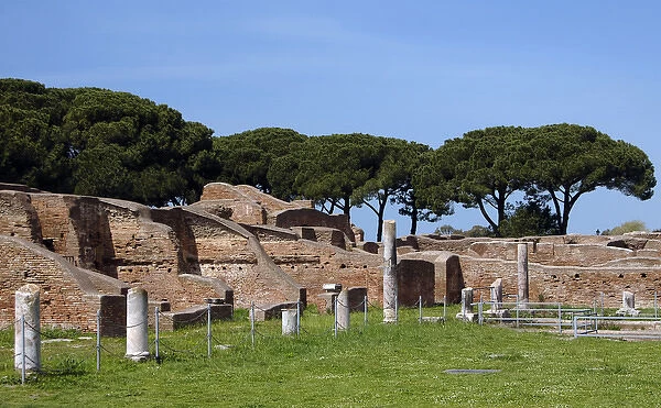 Ostia Antica. Palaestra of the Baths of Neptune