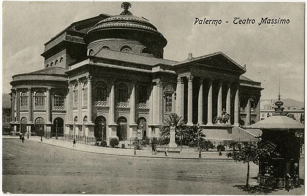 Palermo - Teatro Massimo Vittorio Emanuele, Sicily, Italy