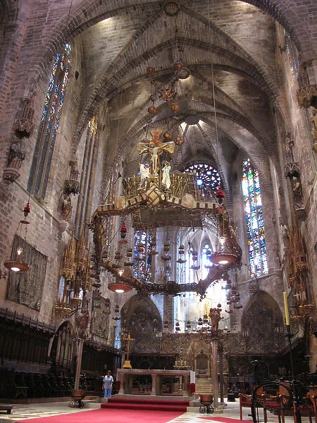 Palma, Mallorca, Spain, - Alter- Cathedral Sa Seu