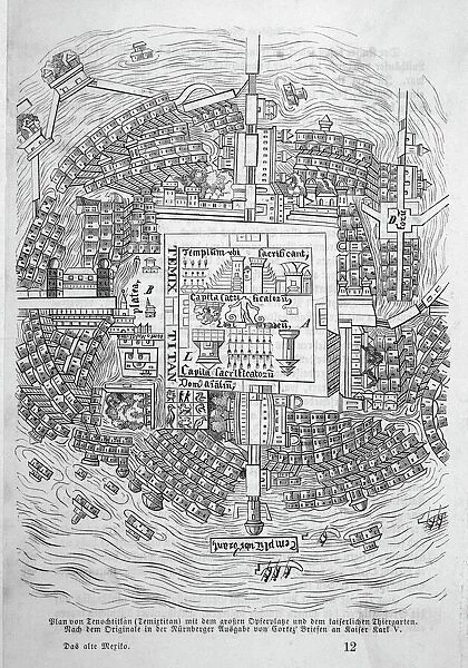 Plan of Tenochtitlan