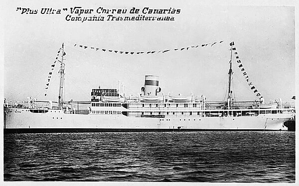 Plus Ultra steamer, Canary Islands