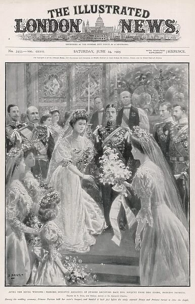 Prince Gustaf Adolf and Princess Margaret of Connaught wed