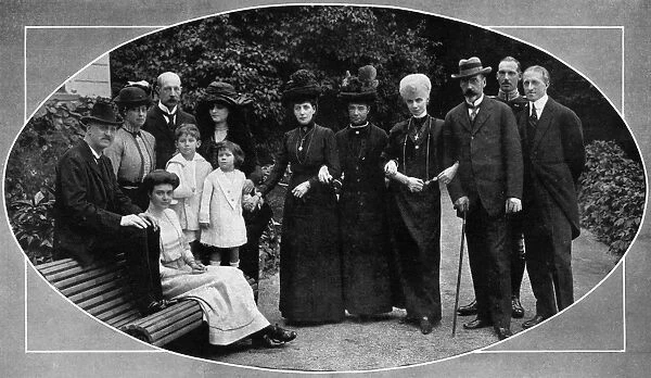 Queen Alexandra and her relatives at Bernstorff Castle