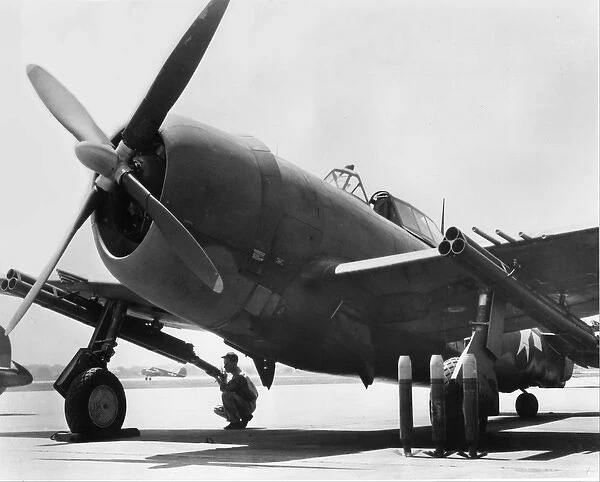 Republic P-47D-surplanted by the P-51 Mustang as an esc