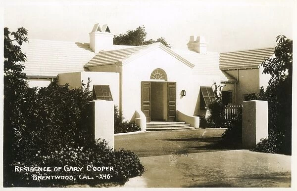 Residence of Gary Cooper, Brentwood, California, USA