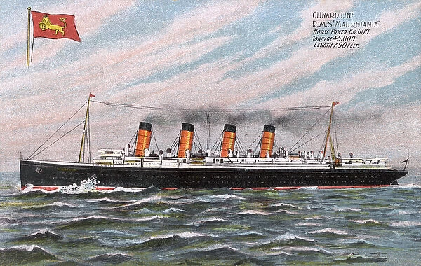 RMS Mauretania - Cunard White Star Line
