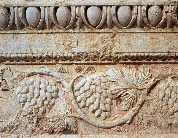 Roman Art. Syria. Palmyra. Decorative detail in the monument