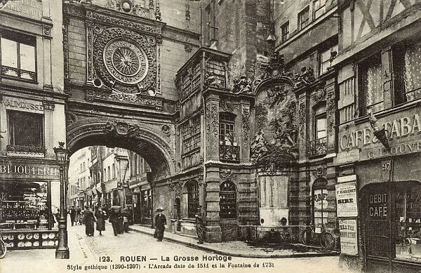 Rouen - La Grosse Horloge (Great Astronomical Clock)