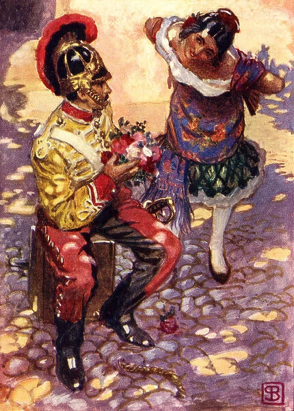 Scene from the opera, Carmen, by George Bizet