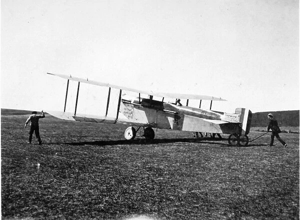 Sopwith Atlantic taxis into position 18 May 1919
