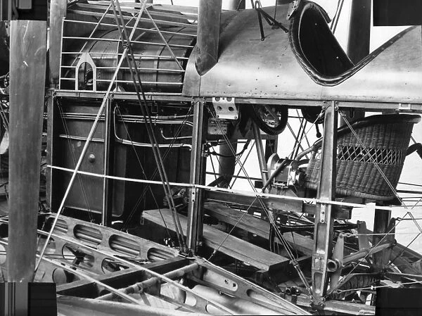 A Sopwith Cuckoo before covering