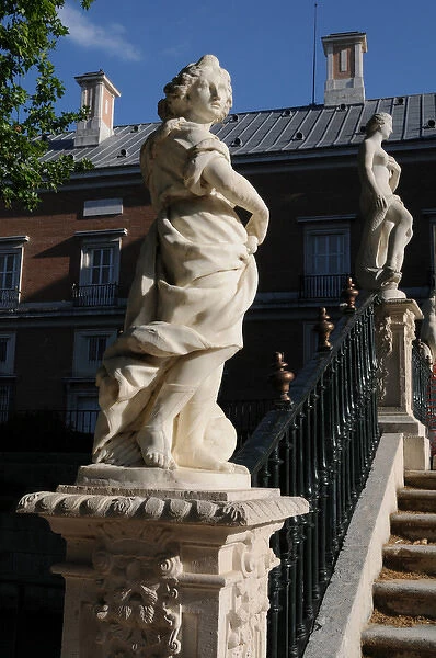 Spain. Royal Palace of Aranjuez. Mythological statues by Seb