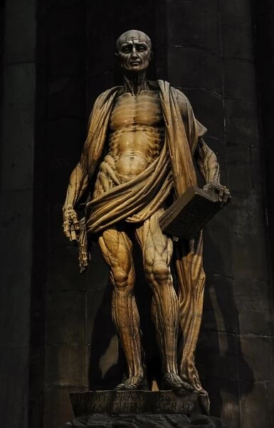 St Bartholomew Flayed (1562) by Marco d Agrate (c. 1504 A?i