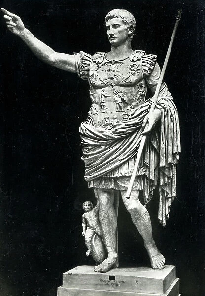 Statue of Caesar Augustus in the Vatican Museum