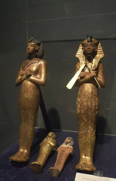 Statuettes from the tomb of Tutankhamun