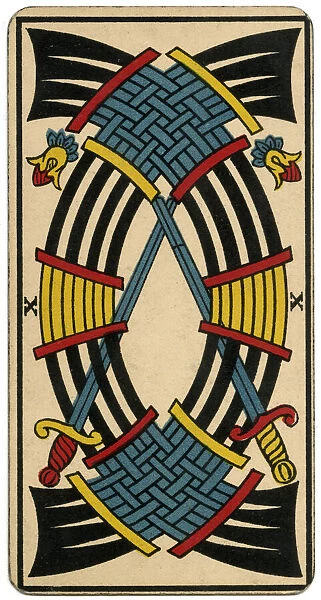 Tarot Card - Epees (Swords) X
