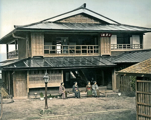 Tea house veranda, Japan