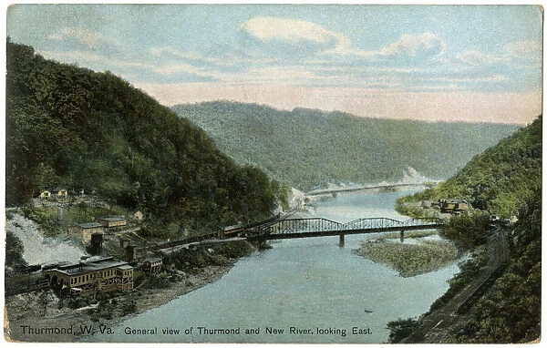 Thurmond and New River, West Virginia, USA
