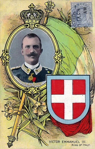 Victor Emmanuel III (1869-1947) - King of Italy. Date: 1908