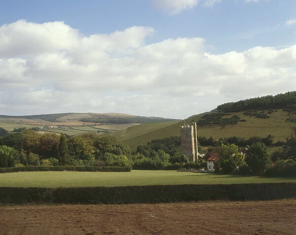 View of Luccombe, Exmoor, Somerset