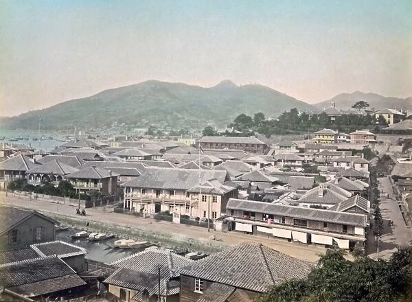 View of Nagasaki, Japan, circa 1880s