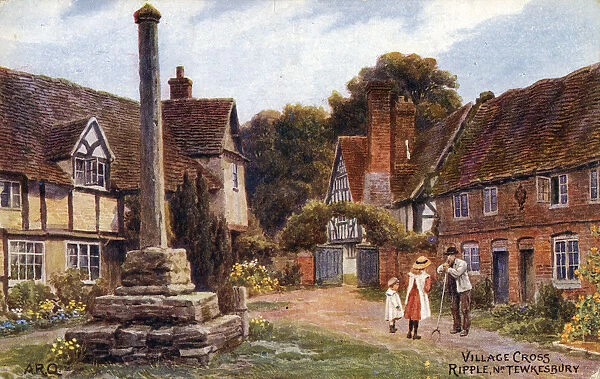 The Village Cross, Ripple, nr. Tewkesbury, Worcestershire