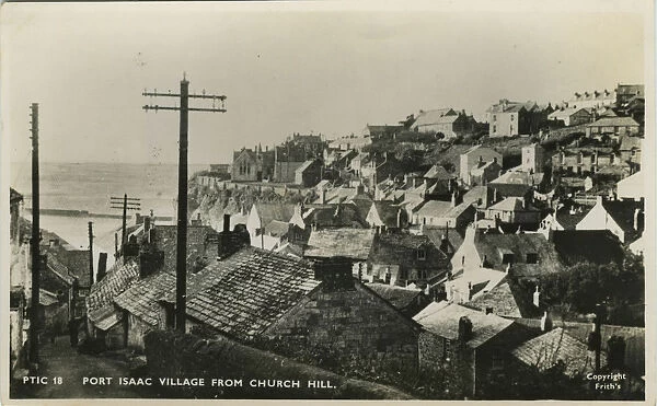 The Village, Port Isaac, Wadebridge, Cornwall, England. Date: 1950s