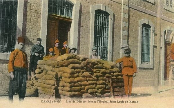WW1 - Defences, St. Louis French Military Hospital, Damascus