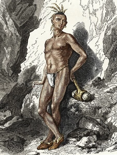 19th-century Native American mine worker