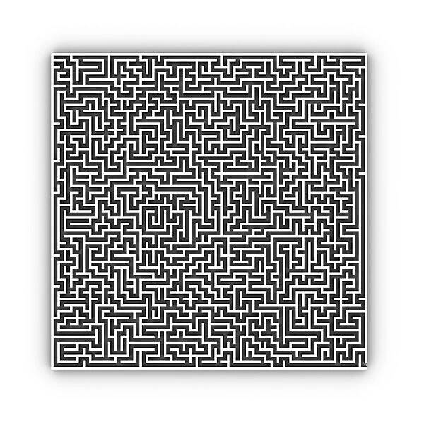 Maze, computer artwork