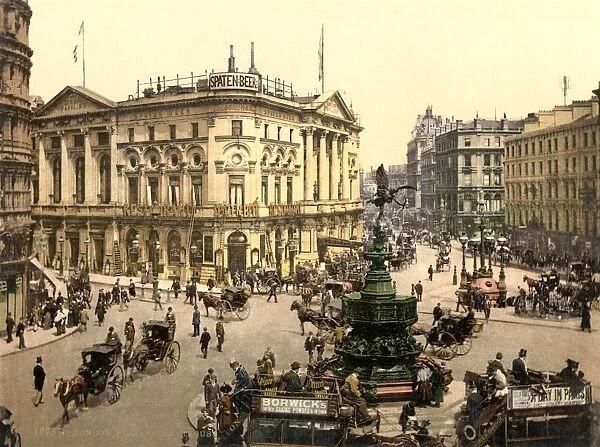 Piccadilly Circus, London, 1890s C016  /  4496
