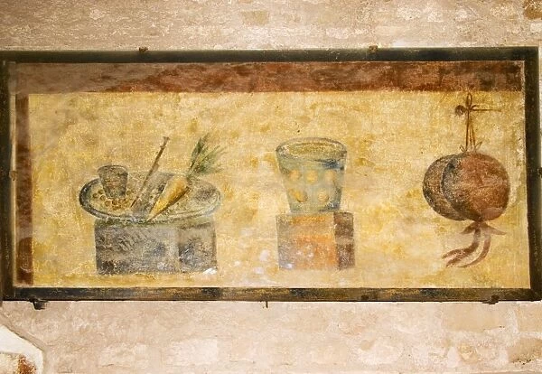 Roman fresco, Ostia Antica