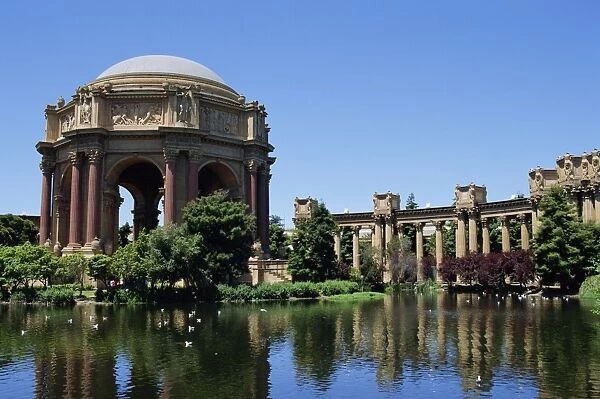 Exterior of the Palace of Fine Arts