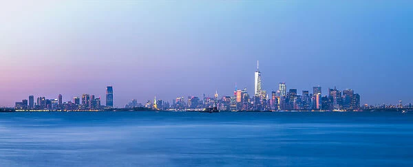 Manhattan and New Jersey Skyline from Staten Island, New York, United States of America