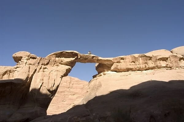 Natural rock arch