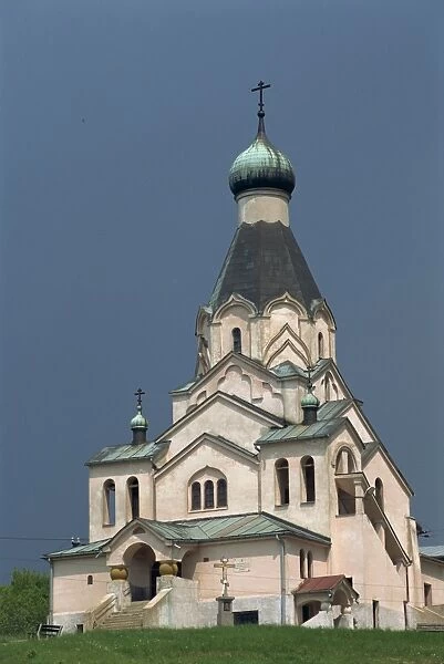 Newly built Orthodox church at Medzilaborce