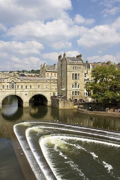Pulteney Bridge and River Avon, Bath, UNESCO World Heritage Site, Avon, England, United Kingdom, Europe