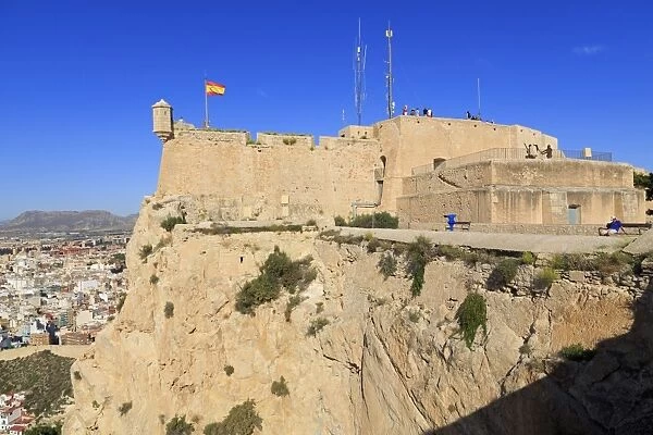 Santa Barbara Castle, Alicante, Spain, Europe