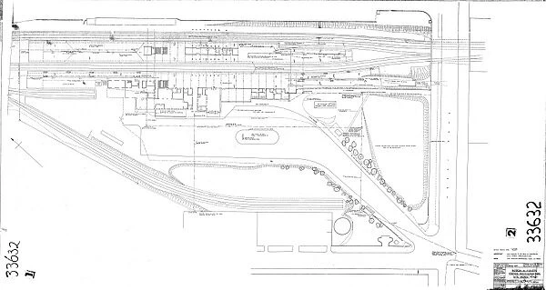 Barrow-in-Furness Station Reconstruction Site Works Plan [1955]