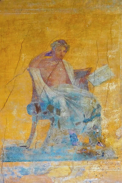 Frescoes, Pompeii, Campania, Italy