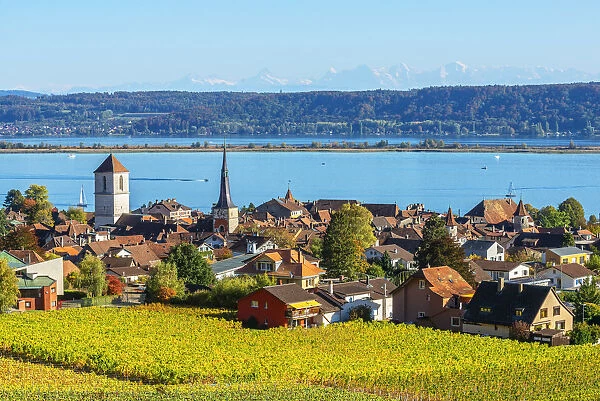 La Neuveville and Lake Biel, Bern, Switzerland