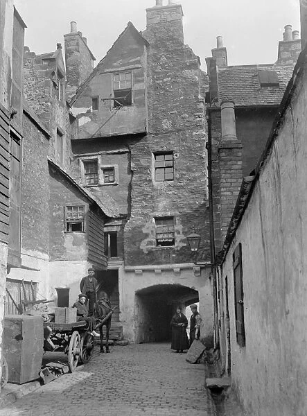 View of Huntly House from Bakehouse Close, 146 Canongate, Edinburgh