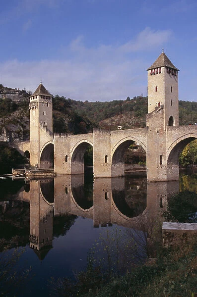 20089509. FRANCE Midi Pyrenees Cahors Pont Valentre