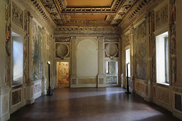 Italy, Lombardy, Sabbionetta, Room of Philemon & Bauci, Garden Palace