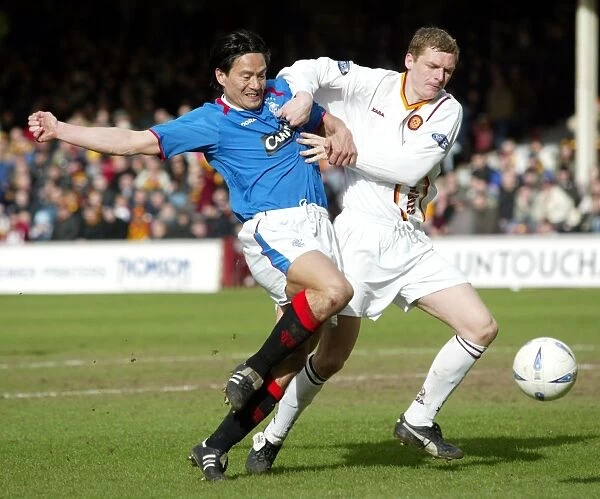 Motherwell vs Rangers: Michael Mols Scores the Winner for Rangers - 04 / 04 / 04