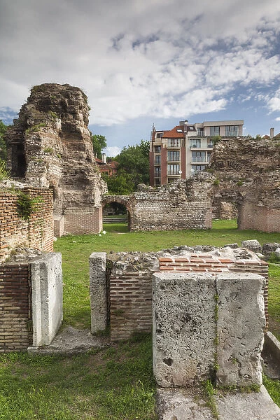 Bulgaria, Black Sea Coast, Varna, ruins of Roman-era Thermae heated baths