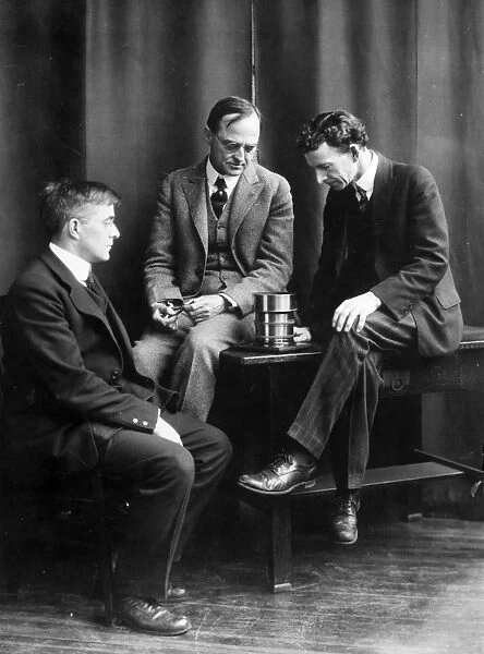 AMERICAN SCIENTISTS. Left to right: Chemist Irving Langmuir, chemist Willis Rodney Whitney